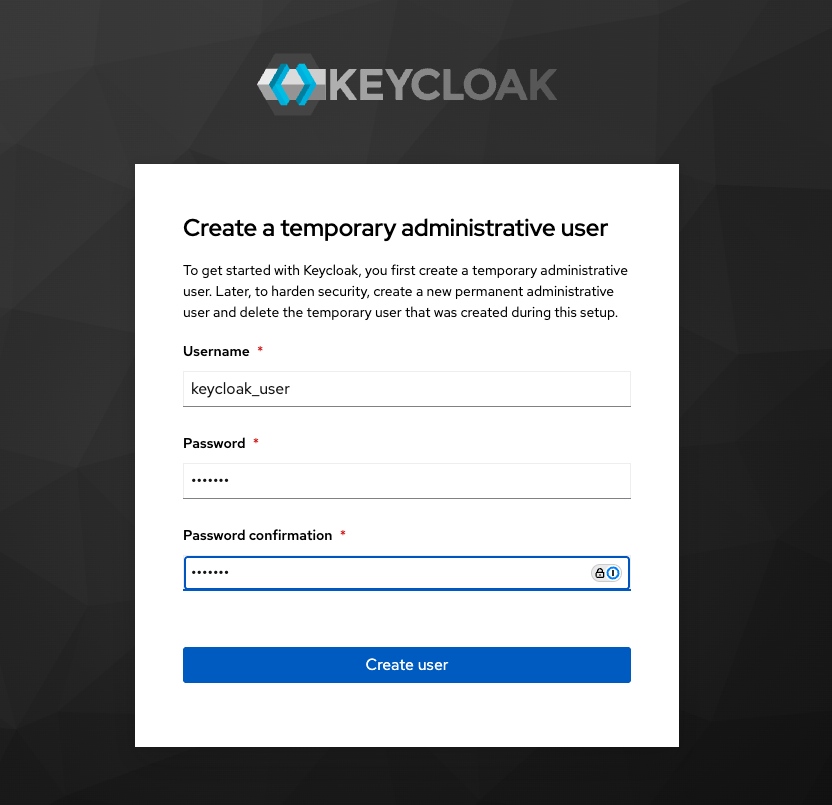 Keycloak Create User Keycloak Create User