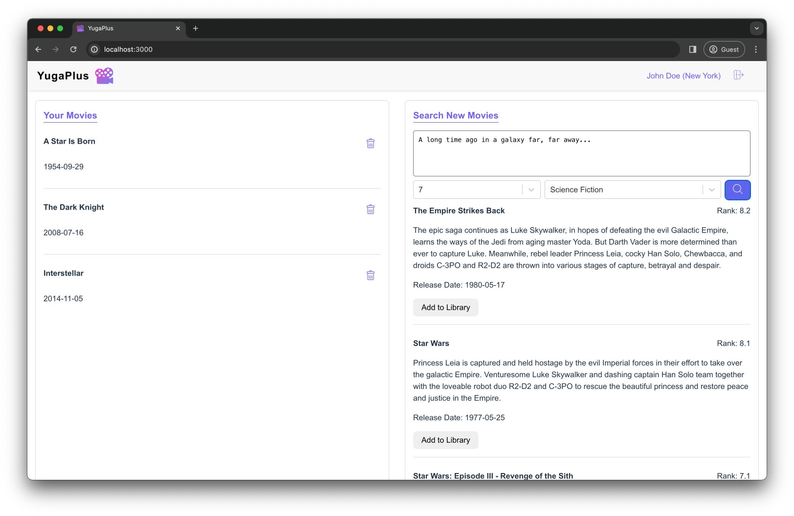 YugaPlus Movie Recommendations Service YugaPlus Movie Recommendations Service